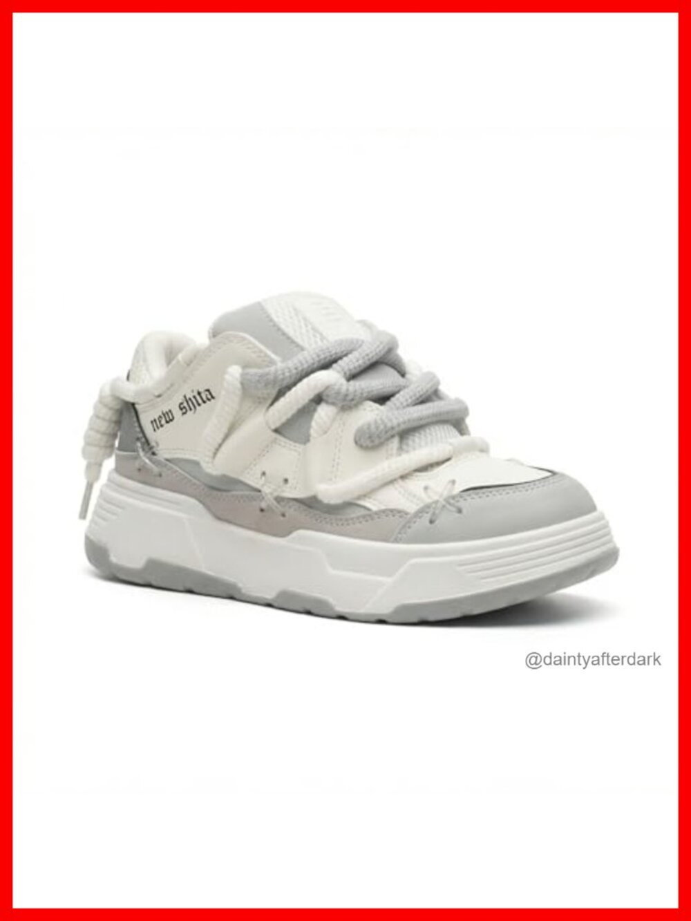 Chunky Platform Sneakers, Y2K Aesthetic Unisex Dad Shoes, 2 Inch Height Incre